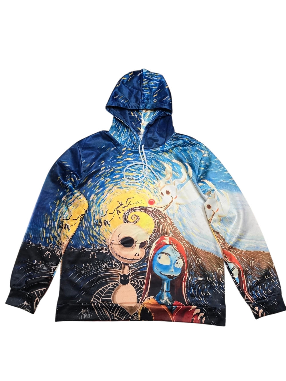 Men’s Nightmare Before Christmas Hoodie  Sz L